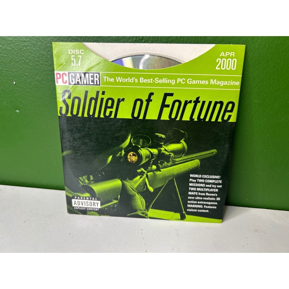 PC Gamer Disc 5.7 April 2000 Soldier of Fortune Demo Disc Thief II C&C Vintage